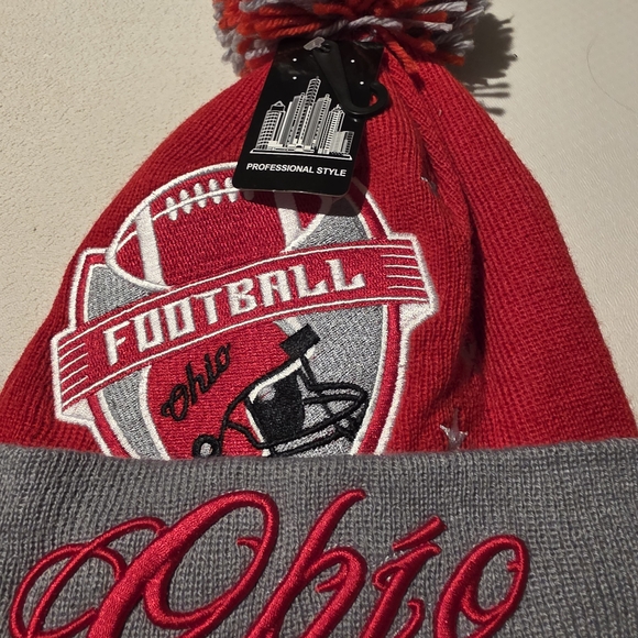 Other - Ohio State Football Red and Gray Beanie